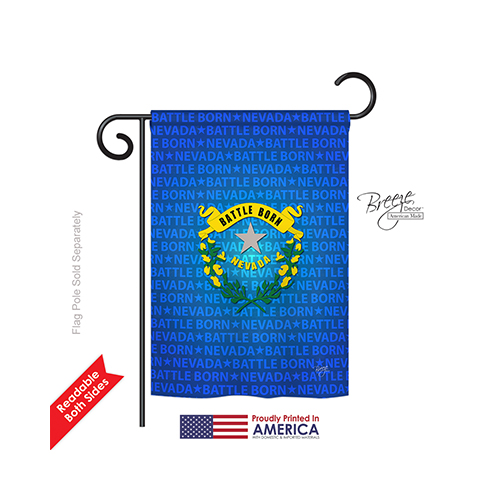 58100 States Nevada 2-Sided Impression Garden Flag
