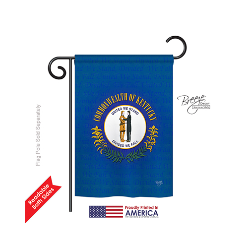58112 States Kentucky 2-Sided Impression Garden Flag - 13 x 18.5 in.
