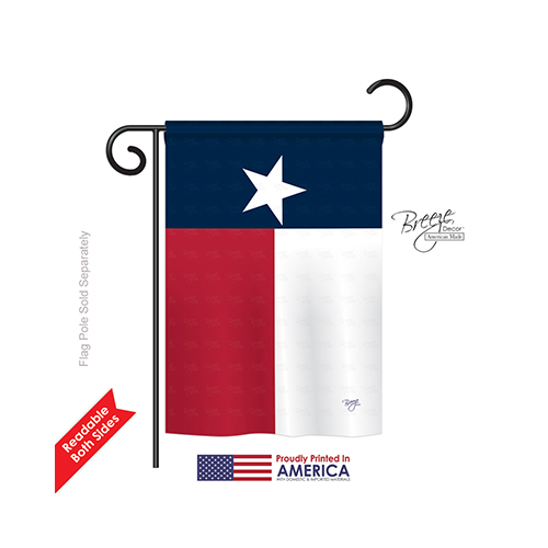 58230 States Texas State 2-Sided Impression Garden Flag - 13 x 18.5 in.