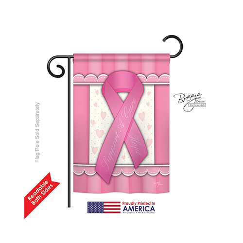 65086 Support A Cure 2-Sided Impression Garden Flag