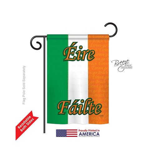 58072 Ireland 2-Sided Impression Garden Flag - 13 x 18.5 in.