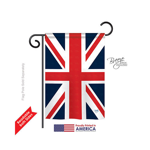 58074 UK 2-Sided Impression Garden Flag - 13 x 18.5 in.