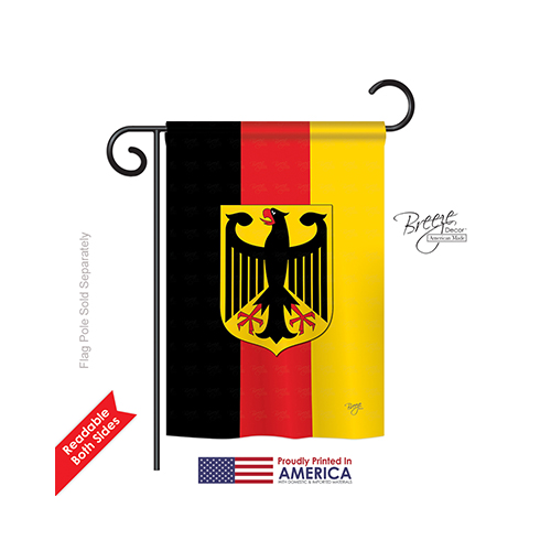 58085 Germany 2-Sided Impression Garden Flag - 13 x 18.5 in.