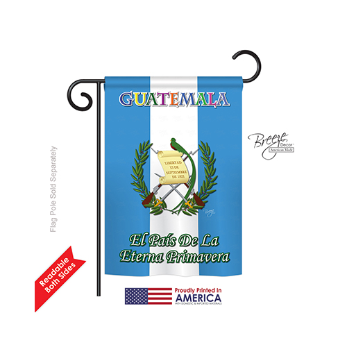 58096 Guatemala 2-Sided Impression Garden Flag 13 x 18.5 in.