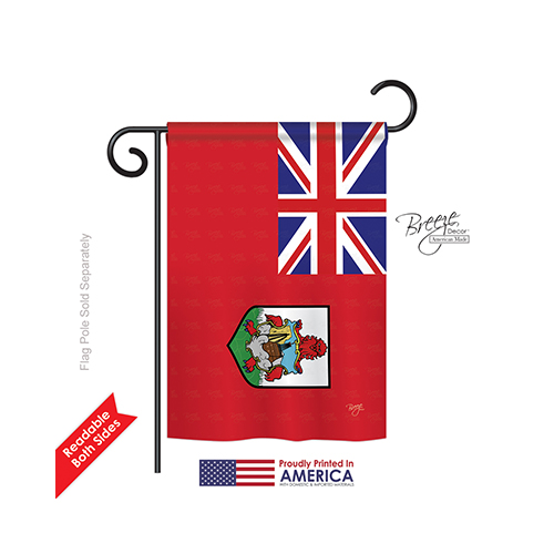 58265 Bermuda 2-Sided Impression Garden Flag - 13 x 18.5 in.