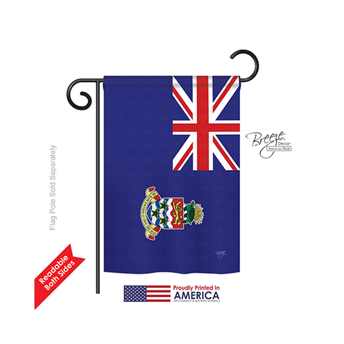 58266 Cayman Islands 2-Sided Impression Garden Flag - 13 x 18.5 in.