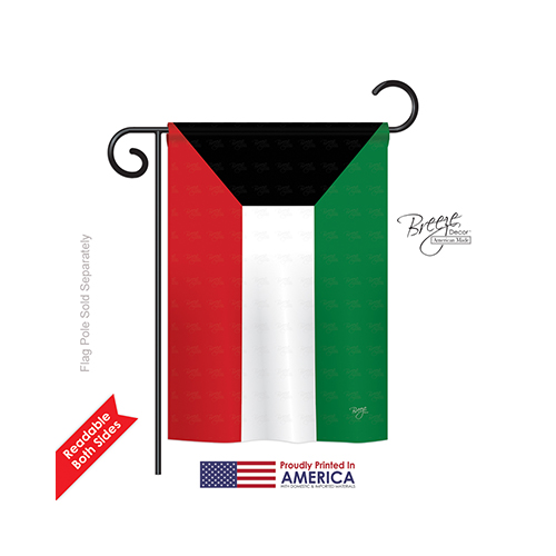 58269 Kuwait 2-Sided Impression Garden Flag - 13 x 18.5 in.