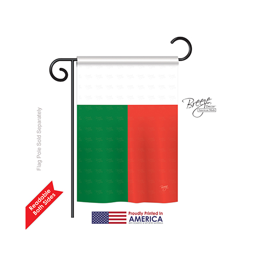 58290 Madagascar 2-Sided Impression Garden Flag - 13 x 18.5 in.