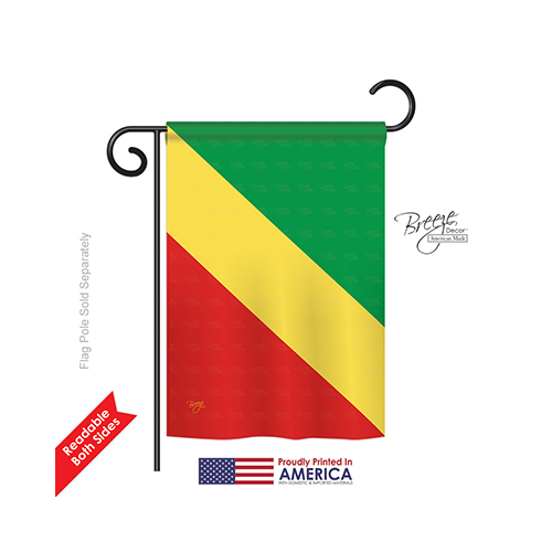 58293 Congo 2-Sided Impression Garden Flag