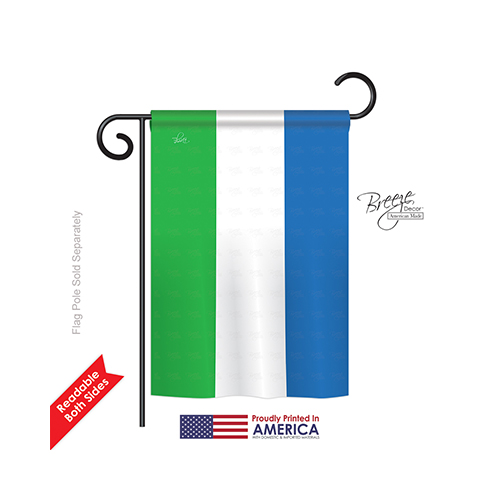 58306 Sierra Leone 2-Sided Impression Garden Flag