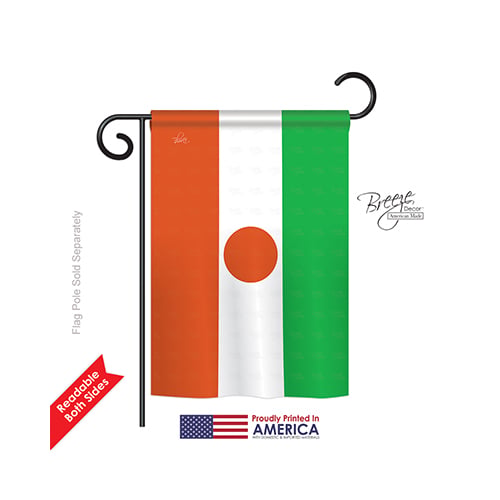 58311 Niger 2-Sided Impression Garden Flag 13 x 18.5 in.
