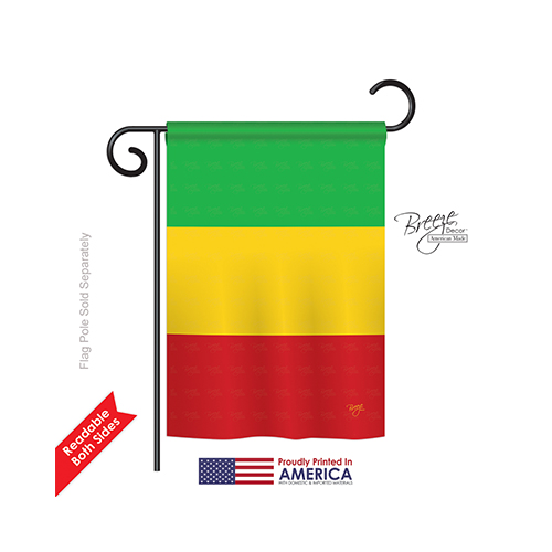58312 Mali 2-Sided Impression Garden Flag - 13 x 18.5 in.