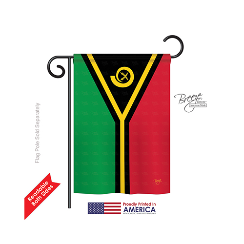 58350 Vanuatu 2-Sided Impression Garden Flag - 13 x 18.5 in.