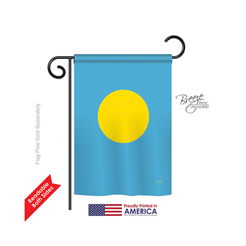 58359 Palau 2-Sided Impression Garden Flag - 13 x 18.5 in.