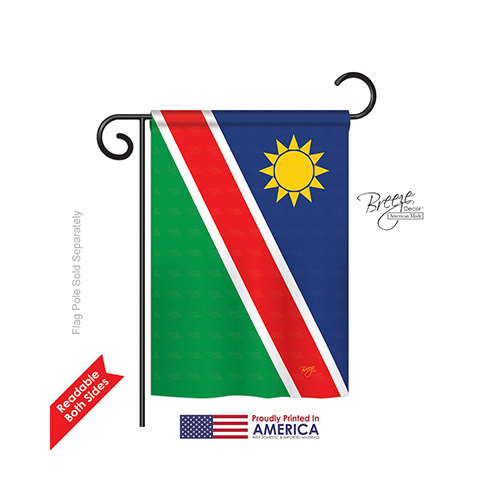58364 Namibia 2-Sided Impression Garden Flag - 13 x 18.5 in.