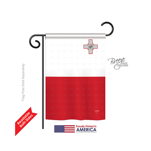 58374 Malta 2-Sided Impression Garden Flag