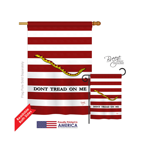 08174 Historic 1st. U.S. Navy Jack 2-Sided Vertical Impression House Flag - 28 x 40 in.