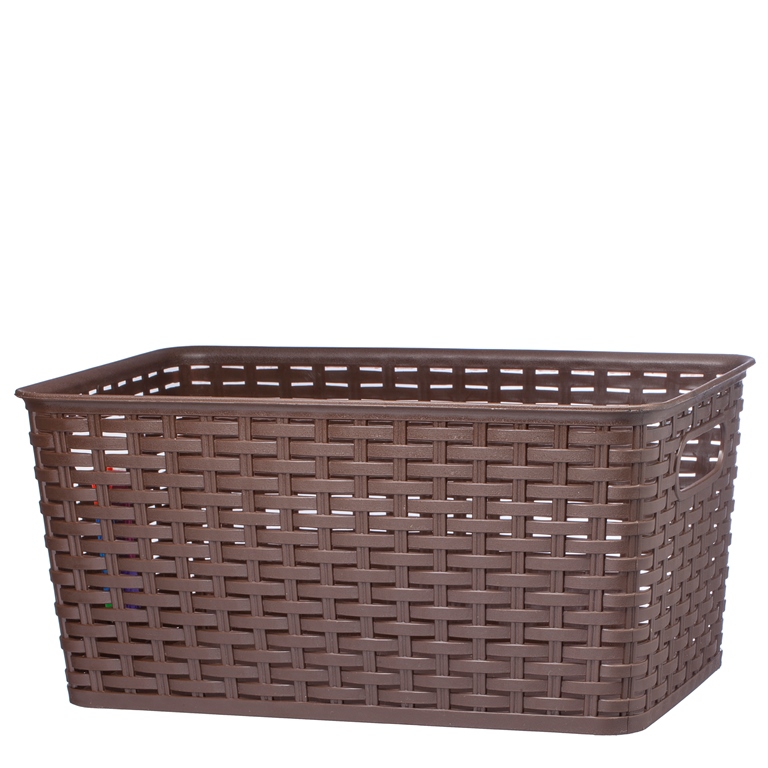 Picture of Nua Gifts 426 - B Big Rattan Storage Basket  15.88 x 10 x 7.5 in. - Brown