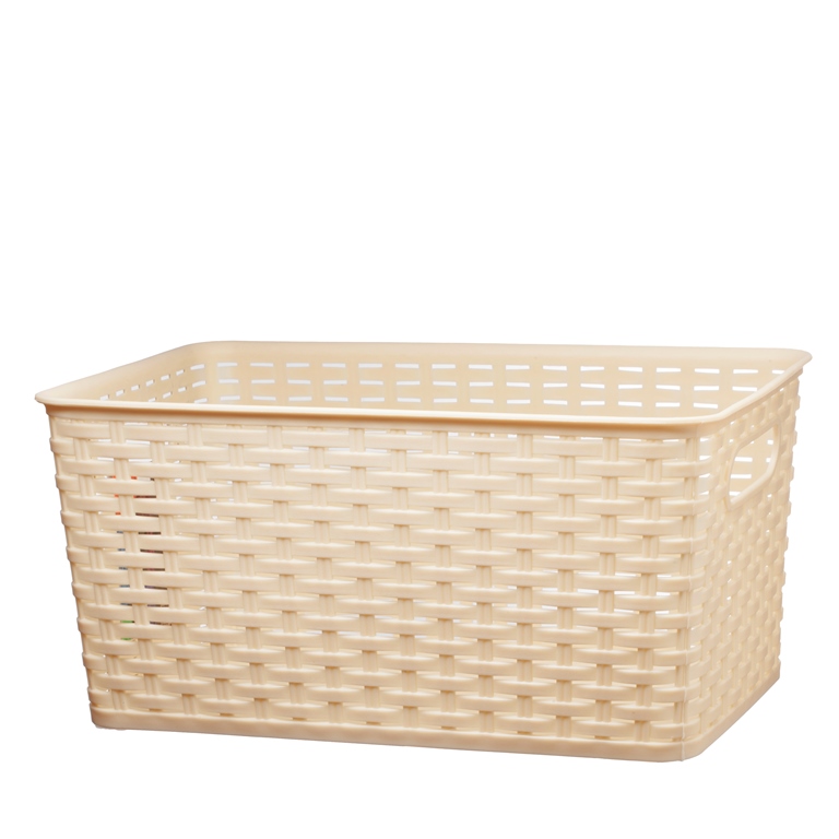 Picture of Nua Gifts 426 - LB Big Rattan Storage Basket  15.88 x 10 x 7.5 in. - Light Brown