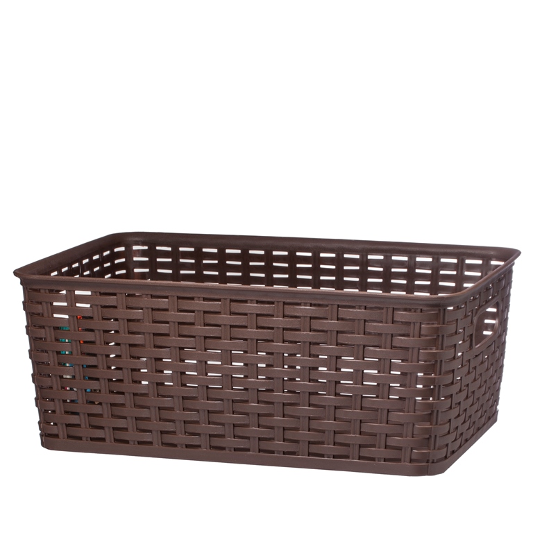 Picture of Nua Gifts 425 - B Medium Rattan Storage Basket  15.13 x 16.75 x 5.88 in. - Brown
