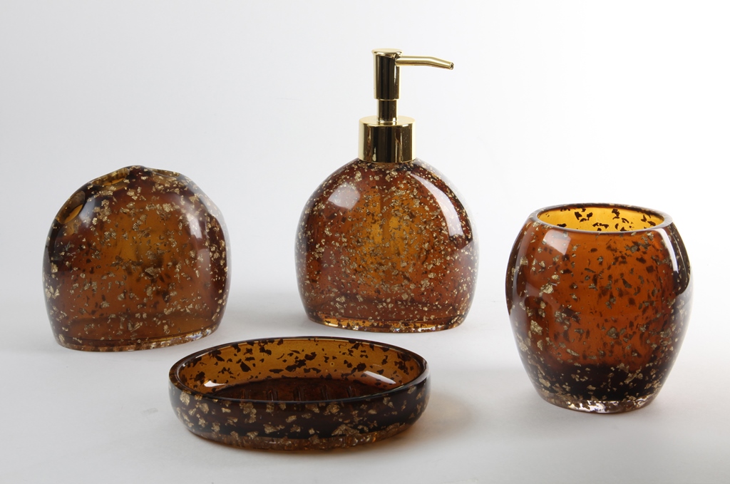 Nua Gifts  Bathroom Accessories Set  Coffee