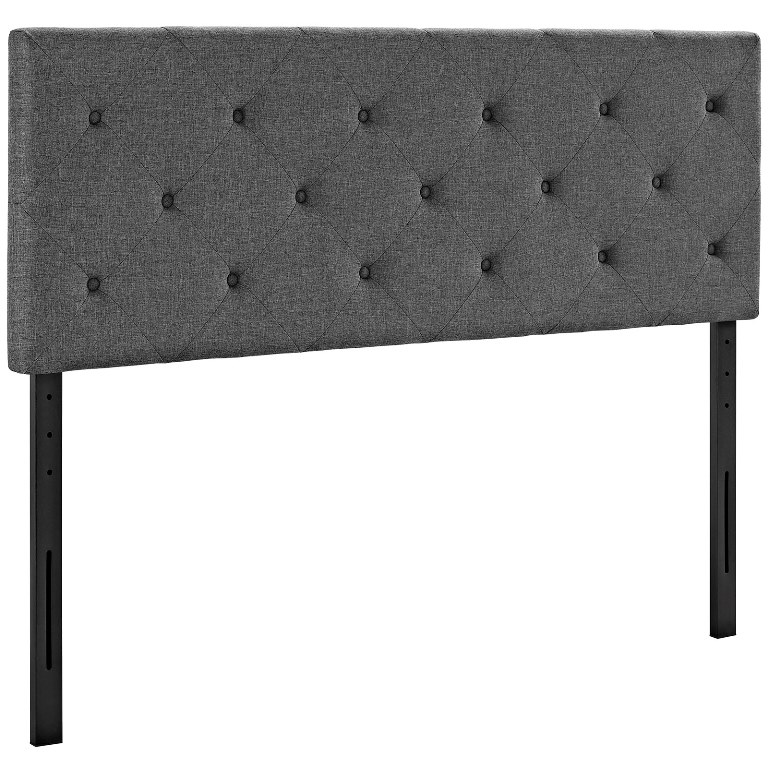 Picture of Modway MOD-5372-GRY Terisa King Fabric Headboard, Gray