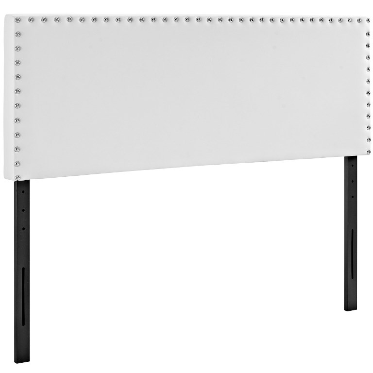Picture of Modway MOD-5387-WHI Phoebe King Vinyl Headboard, White