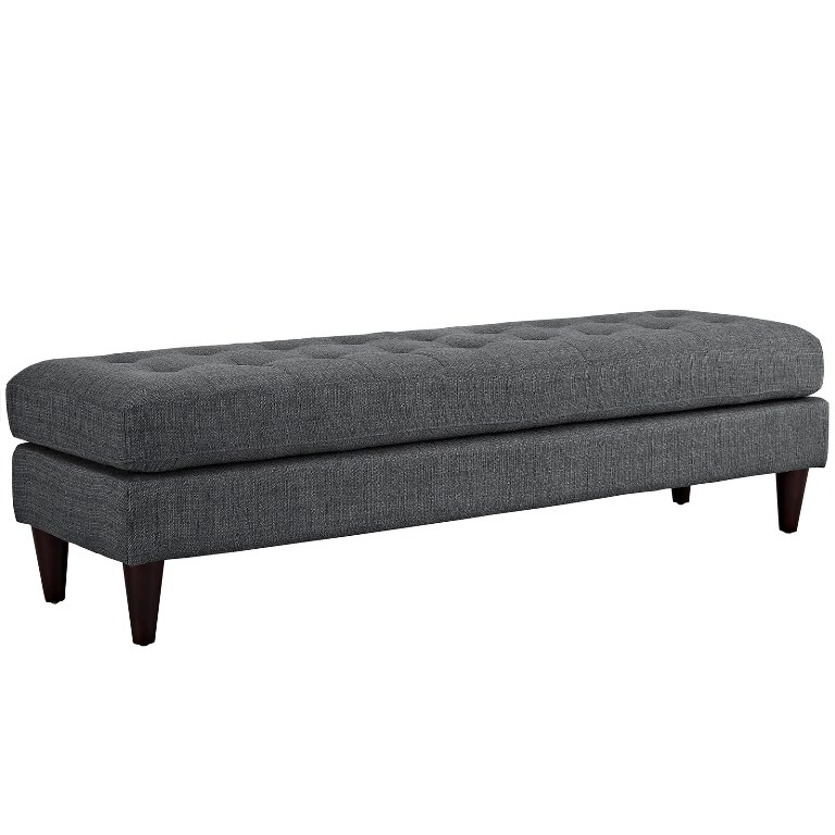 Picture of Modway EEI-2137-DOR 71 in. Empress Bench&#44; Gray