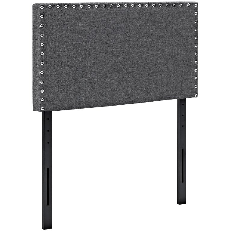 Picture of Modway MOD-5382-GRY Phoebe Twin Fabric Headboard, Gray