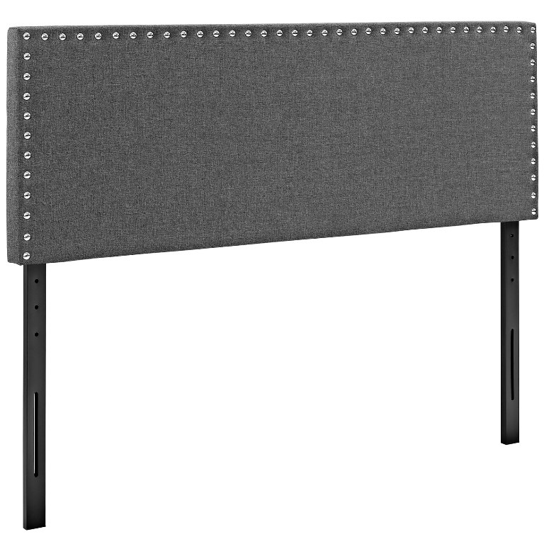 Picture of Modway MOD-5386-GRY Phoebe Queen Fabric Headboard, Gray