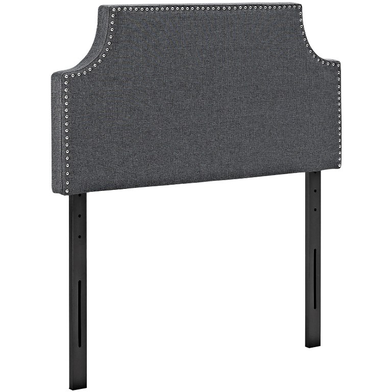 Picture of Modway MOD-5390-GRY Laura Twin Fabric Headboard, Gray