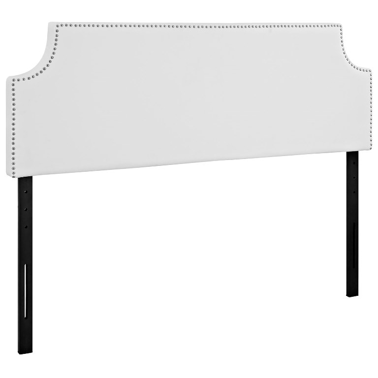 Picture of Modway MOD-5393-WHI Laura Queen Vinyl Headboard, White