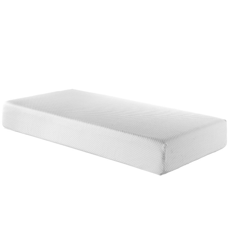 Picture of Modway MOD-5487-WHI 10 in. Aveline Twin Mattress&#44; White