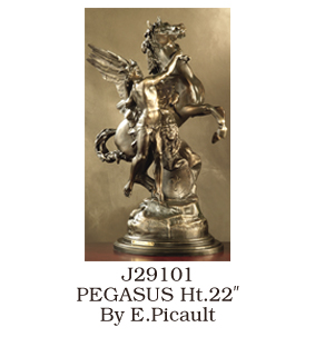 Picture of JB Hirsch Home Decor 3101 22 in. Pegasus Sculpture