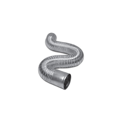 3 in. x 8 ft. Aluminum Semi-Rigid Duct with Connecting Ends - Pack of 20