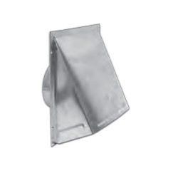 Damper Spring Controlled 8 in. Aluminum Wall Vent