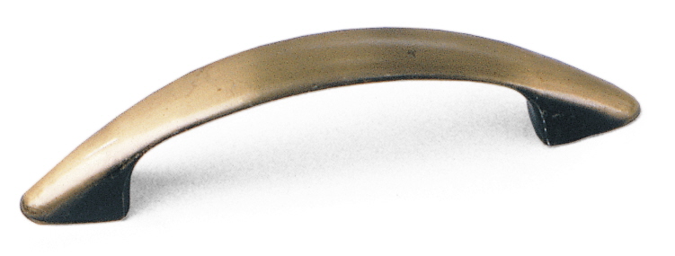 3" Modern Standards Pull, Antique Brass