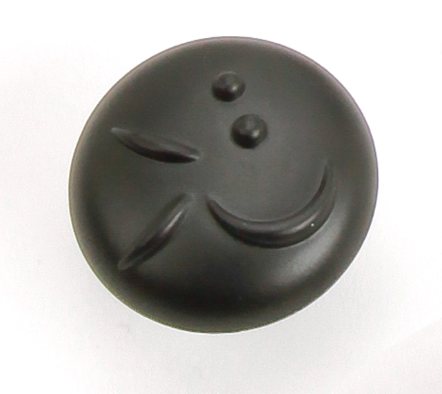 37220 1.38 in. Graffiti Knob - Iron Black
