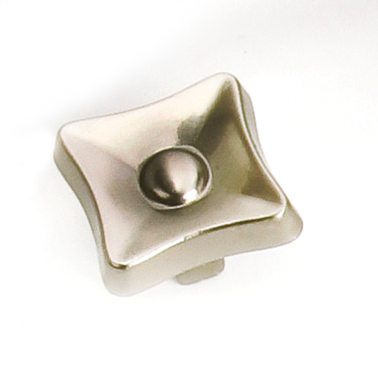 1.25 in. Flair Knob - Satin Nickel