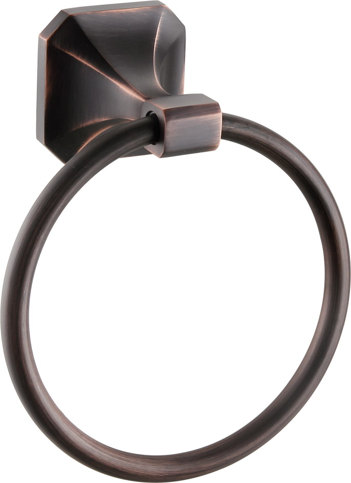 Paradise Bathworks 65077 Valhalla Towel Ring - Venetian Bronze