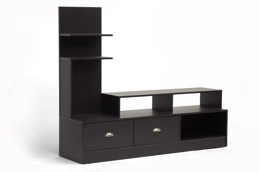 Picture of Baxton Studio FTV-906 Armstrong Dark Brown Modern TV Stand - 49 x 60.12 x 17 in.
