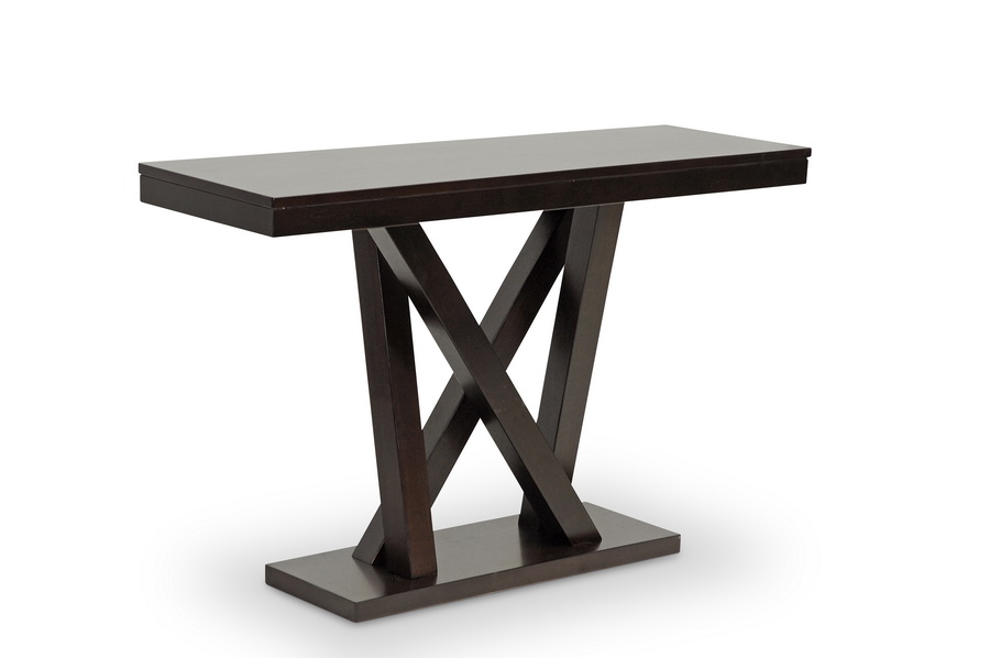 Picture of Baxton Studio SA107-Console Table Everdon Dark Brown Modern Sofa Table - 30 x 47.25 x 15.75 in.