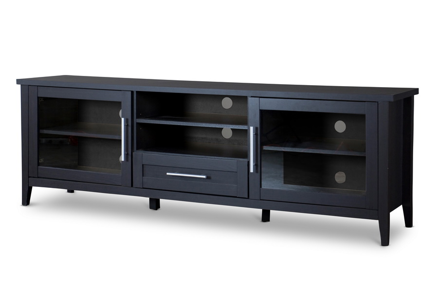Picture of Baxton Studio I-1506 Espresso TV Stand-One Drawer - 24 x 71.2 x 15.75 in.