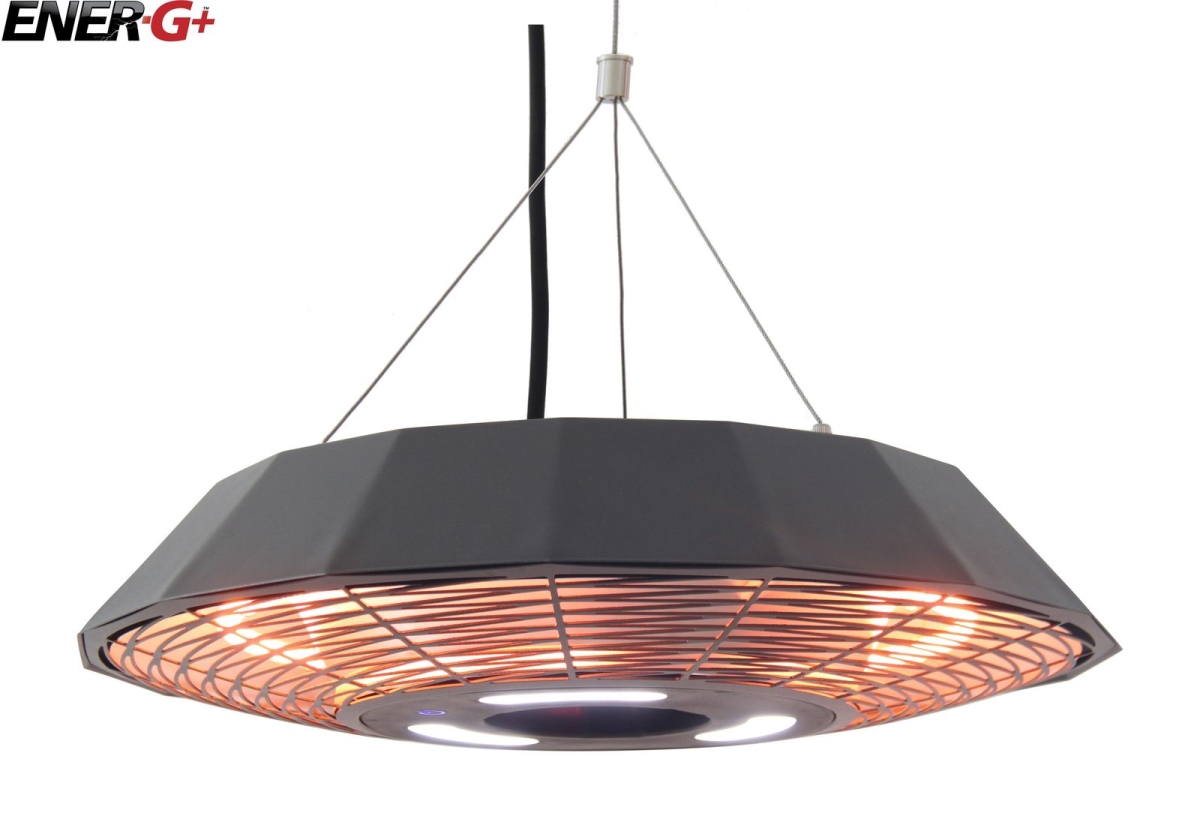 Infrared Electric Outdoor Heater - Hanging with LED & Remote