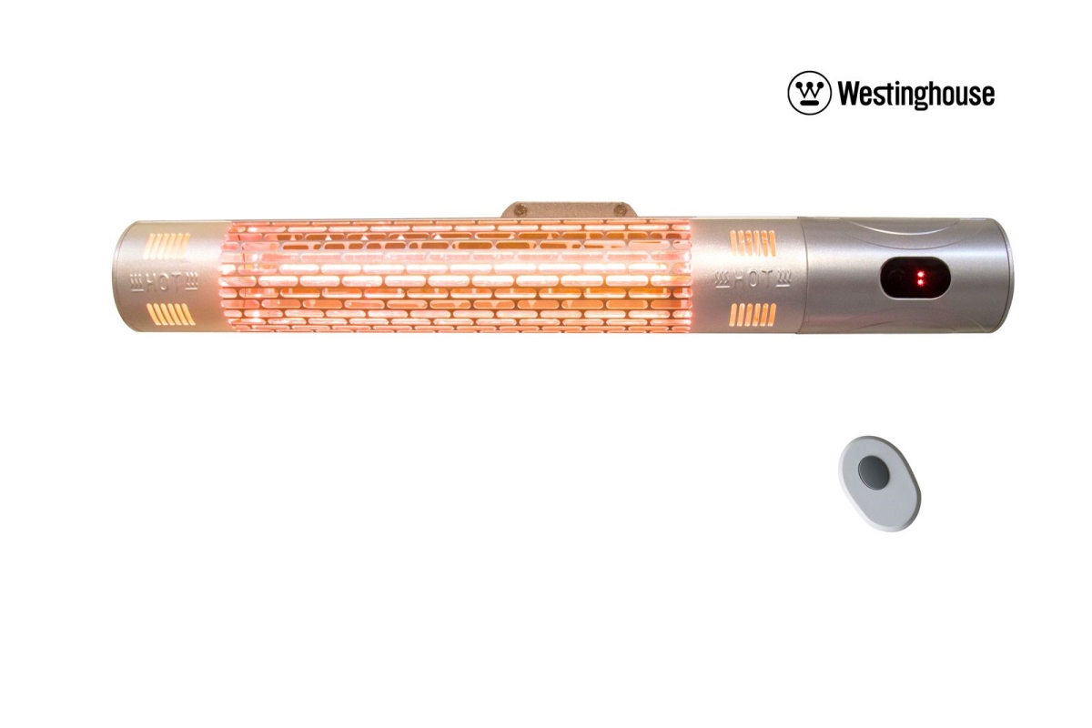 Infrared Electric Outdoor Heater - Wall Mounted with Remote