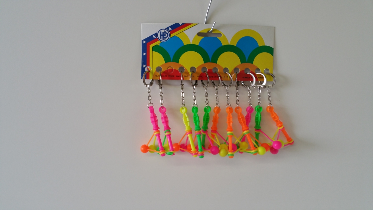 19-78 Keychain Noise Rocker, Assorted Color - 2 Dozen