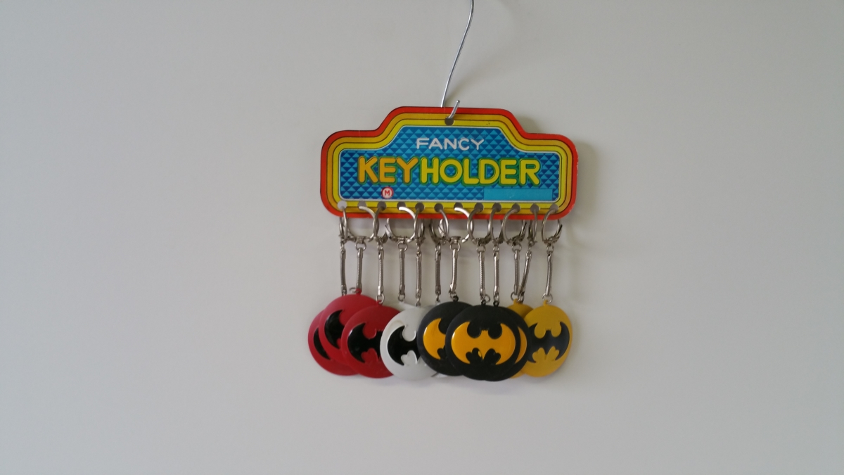 72 Batman Keychain, Assorted Color - 2 Dozen