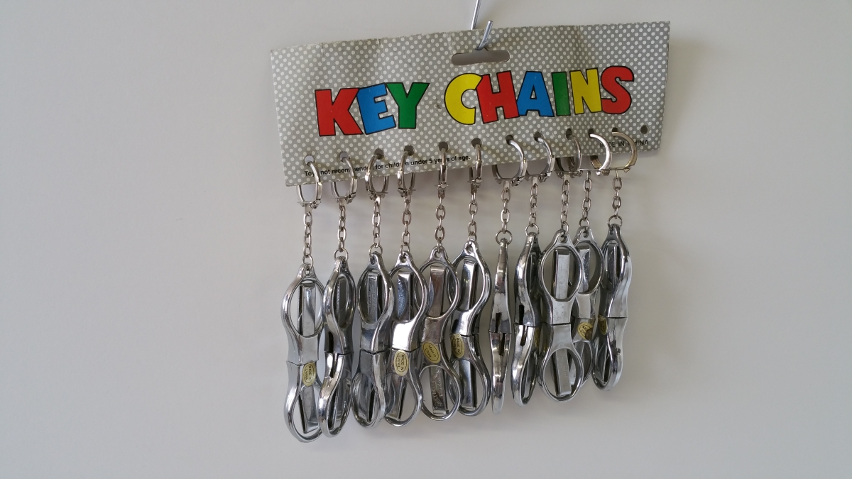 777 Mini Metal Scissor Keychain - 2 Dozen