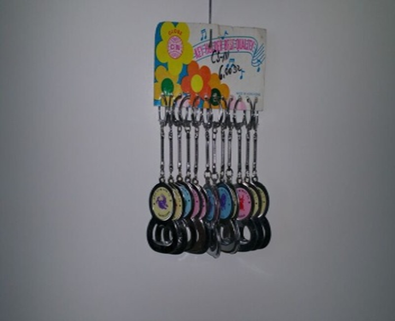 CS-111 Keychain Bottle Opener, Assorted Color - 2 Dozen