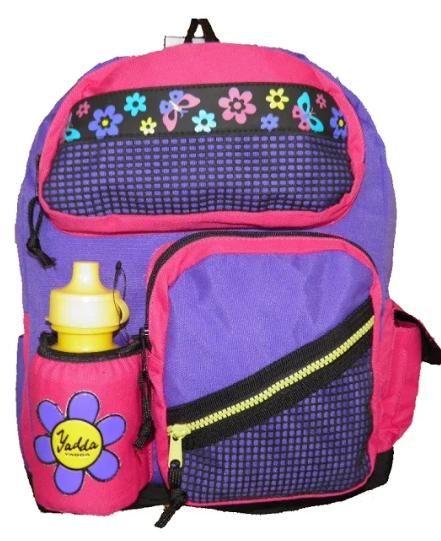 Girls Backpack with Lunch Bag & Bottle